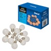Гирлянда ULD-S1800-010/STB/3AA WARM WHITE IP20 BULBS "Лампочки" 3AA (не в/к) 1.8м 10 LED тепл. бел.