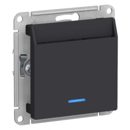 Выключатель карточный СП AtlasDesign 10А IP20 без задержки времени механизм карбон SE ATN001067