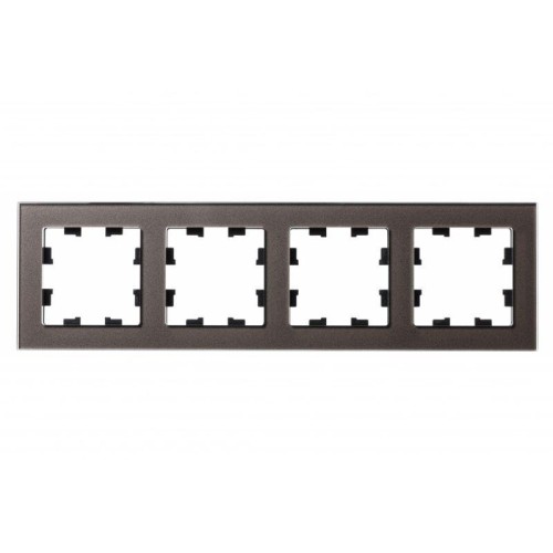 Рамка 4-м AtlasDesign Nature стекло мокко SE ATN320604