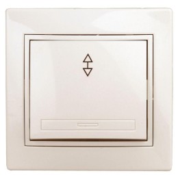 Переключатель 1-кл. СП Plano 10А IP20 1-103-02 250В сл. кость Intro Б0053744