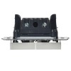 Выключатель 2-кл. СП BRITE ВС10-2-1-БрБ 10А с индик. механизм бел. IEK BR-V20-1-10-K01