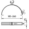 Держатель проволоки d8-10мм для коньковой черепицы 132 K-CU OBO 5202590