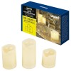 Фигура ULD-F060 WARM WHITE CANDLE SET3 "Свеча" на батарейках CR2032 (в/к) 1 LED тепл. свет (уп.3шт)