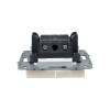 Выключатель 2-кл. СП BRITE ВС10-2-1-БрКр 10А с индик. механизм беж. IEK BR-V20-1-10-K10