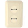 Розетка 1-м СП Прима 10А IP20 без заземл. сл. кость SchE RS10-407-S