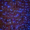 Гирлянда светодиодная "Светодиодный Дождь" 2х1.5м 192LED син. 14Вт 230В IP65 постоян. свечение прово