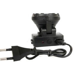 Фонарь аккумуляторный налобный LED5367 LED + 5SMD 1.2Вт 2 режима 220В пластик. черн. (бокс) Ultrafla