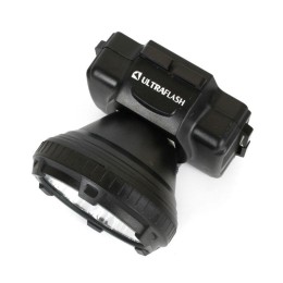 Фонарь аккумуляторный налобный LED5367 LED + 5SMD 1.2Вт 2 режима 220В пластик. черн. (бокс) Ultrafla