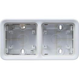 Коробка установочная ОП 2-м Plexo горизонт. бел. Leg 069690