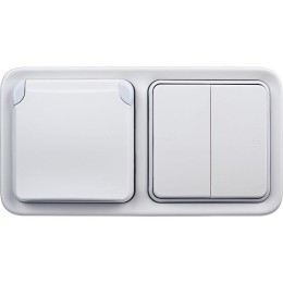 Коробка установочная ОП 2-м Plexo горизонт. бел. Leg 069690