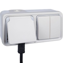 Коробка установочная ОП 2-м Plexo горизонт. бел. Leg 069690