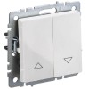 Выключатель жалюзи СП BRITE ВС10-1-5-БрБ 10А механизм бел. IEK BR-V15-0-10-K01