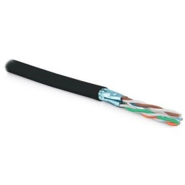 Кабель витая пара экранир. FTP (F/UTP) кат.6 4 пары 23 AWG ОЖ solid для внешн. прокладки LSZH UFTP4-