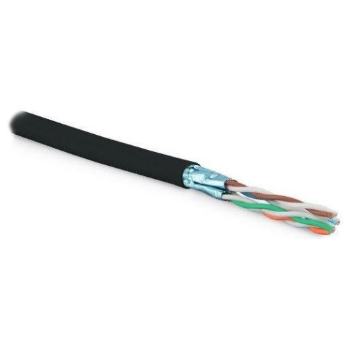 Кабель витая пара экранир. FTP (F/UTP) кат.6 4 пары 23 AWG ОЖ solid для внешн. прокладки LSZH UFTP4-