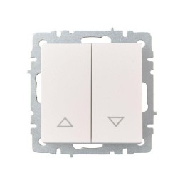 Выключатель жалюзи СП BRITE ВС10-1-5-БрЖ 10А механизм жемчуж. IEK BR-V15-0-10-K36