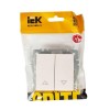Выключатель жалюзи СП BRITE ВС10-1-5-БрЖ 10А механизм жемчуж. IEK BR-V15-0-10-K36