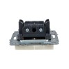 Выключатель жалюзи СП BRITE ВС10-1-5-БрКр 10А механизм беж. IEK BR-V15-0-10-K10