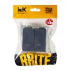 Выключатель жалюзи СП BRITE ВС10-1-5-БрМ 10А механизм маренго IEK BR-V15-0-10-K35