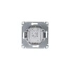 Выключатель 2-кл. СП Glossa 10А IP20 (сх. 5) 10AX механизм платина SE GSL001251