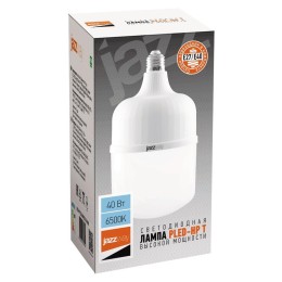 Лампа светодиодная высокомощная PLED-HP-T120 40Вт 6500К холод. бел. E27/E40 (переходник в компл.) 37