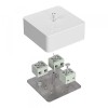 Коробка огнестойкая для кабель-канала 40-0450-FR6.0-6 Е15-Е60 (латунь) RAL9003 75х75х30 (87 шт/кор)