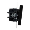 Выключатель жалюзи СП BRITE ВС10-1-5-БрЧ 10А механизм черн. IEK BR-V15-0-10-K02
