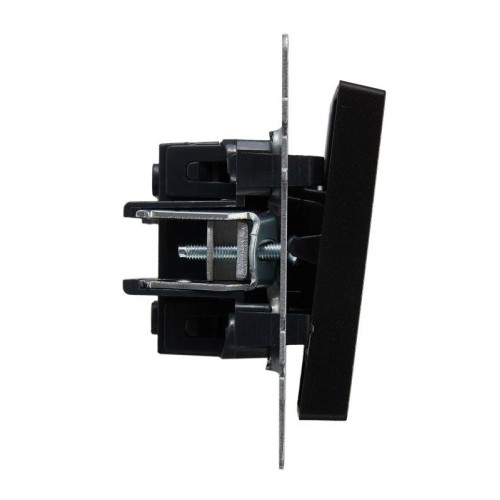Выключатель жалюзи СП BRITE ВС10-1-5-БрЧ 10А механизм черн. IEK BR-V15-0-10-K02