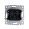 Выключатель жалюзи СП BRITE ВС10-1-5-БрЧ 10А механизм черн. IEK BR-V15-0-10-K02
