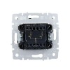 Выключатель жалюзи СП BRITE ВС10-1-5-БрШ 10А механизм шампань IEK BR-V15-0-10-K37