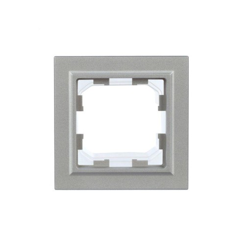 Рамка 1-м IP44 BRITE РУ-1-БрА-44 алюм. IEK BR-M12-44-K47
