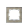 Рамка 1-м IP44 BRITE РУ-1-БрА-44 алюм. IEK BR-M12-44-K47