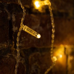 Гирлянда светодиодная "Светодиодный Дождь" 2х1.5м 192LED тепл. бел. 58Вт 230В IP65 постоян. свечение