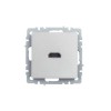 Розетка СП BRITE HDMI РHDMI-0-БрА механизм алюм. IEK BR-H10-K47