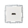 Розетка СП BRITE HDMI РHDMI-0-БрБ механизм бел. IEK BR-H10-K01