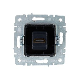 Розетка СП BRITE HDMI РHDMI-0-БрБ механизм бел. IEK BR-H10-K01