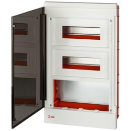 Щит распределительный со слаботочным отсеком MultiBox bs-24f встраиваемый пластиковый 24 модуля IP40