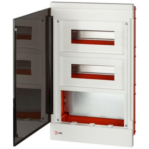 Щит распределительный со слаботочным отсеком MultiBox bs-24f встраиваемый пластиковый 24 модуля IP40