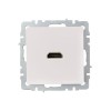 Розетка СП BRITE HDMI РHDMI-0-БрЖ механизм жемчуж. IEK BR-H10-K36