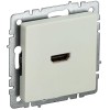 Розетка СП BRITE HDMI РHDMI-0-БрКр механизм беж. IEK BR-H10-K10