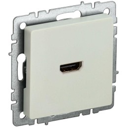 Розетка СП BRITE HDMI РHDMI-0-БрКр механизм беж. IEK BR-H10-K10
