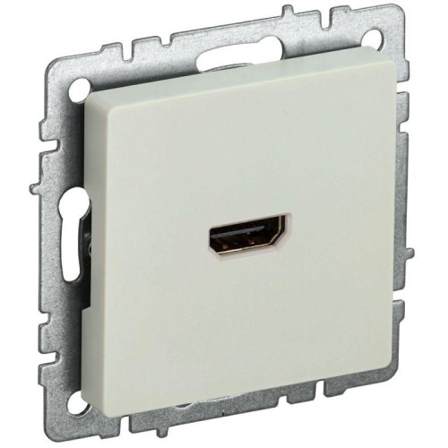 Розетка СП BRITE HDMI РHDMI-0-БрКр механизм беж. IEK BR-H10-K10