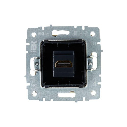 Розетка СП BRITE HDMI РHDMI-0-БрКр механизм беж. IEK BR-H10-K10