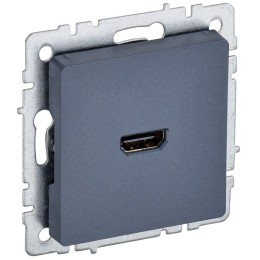 Розетка СП BRITE HDMI РHDMI-0-БрМ механизм маренго IEK BR-H10-K35