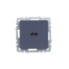 Розетка СП BRITE HDMI РHDMI-0-БрМ механизм маренго IEK BR-H10-K35
