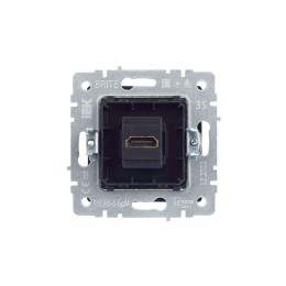 Розетка СП BRITE HDMI РHDMI-0-БрМ механизм маренго IEK BR-H10-K35