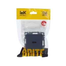 Розетка СП BRITE HDMI РHDMI-0-БрМ механизм маренго IEK BR-H10-K35