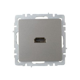 Розетка СП BRITE HDMI РHDMI-0-БрС механизм сталь IEK BR-H10-K46