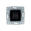 Розетка СП BRITE HDMI РHDMI-0-БрС механизм сталь IEK BR-H10-K46