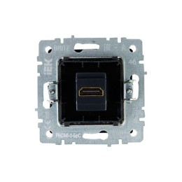Розетка СП BRITE HDMI РHDMI-0-БрС механизм сталь IEK BR-H10-K46