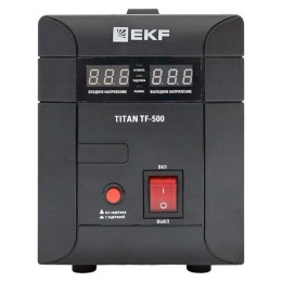 Стабилизатор напряжения электронный напольного исполнения модернизированый TITAN -TF-500 EKF stab-TF